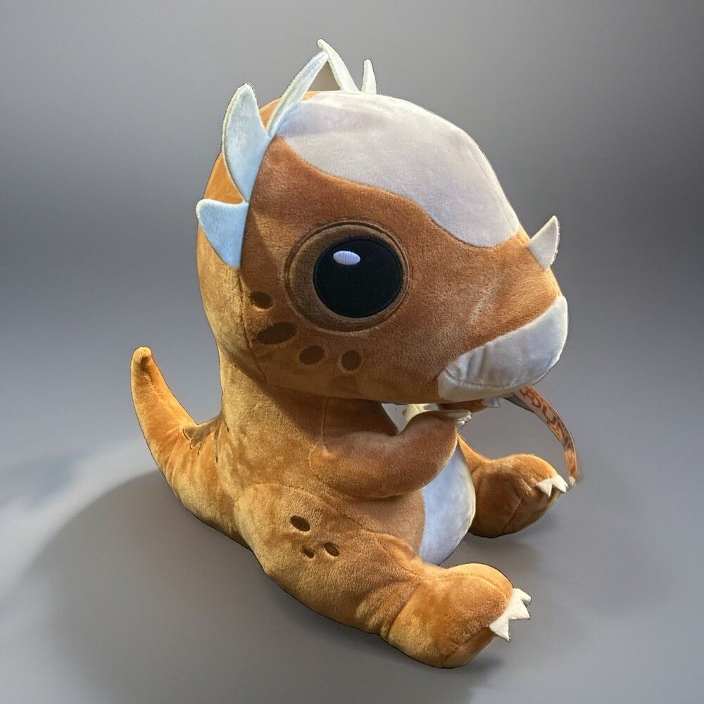 NEW 15โ Inch Jurassic Park World Stygimoloch Stiggy Plush Round 1 Toy Dinosaur